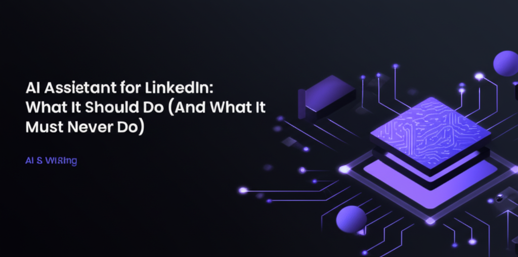 AI Assistant for LinkedIn: What It Should Do (And What It Must Never Do)