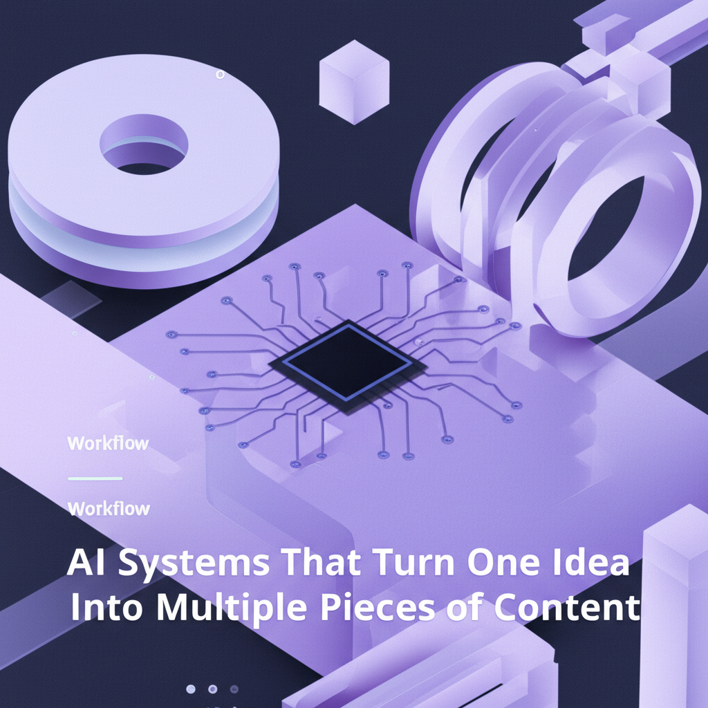 AI Systems That Turn One Idea Into Multiple Pieces of Content