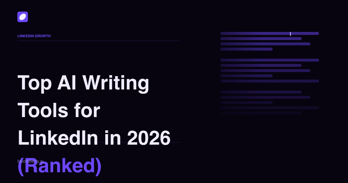 Top AI Writing Tools for LinkedIn in 2026 (Ranked)