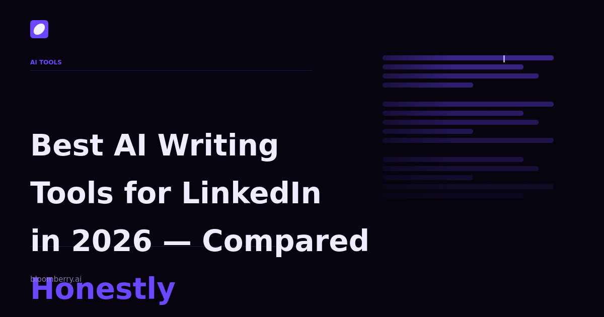 Best AI Writing Tools for LinkedIn in 2026 β Compared Honestly