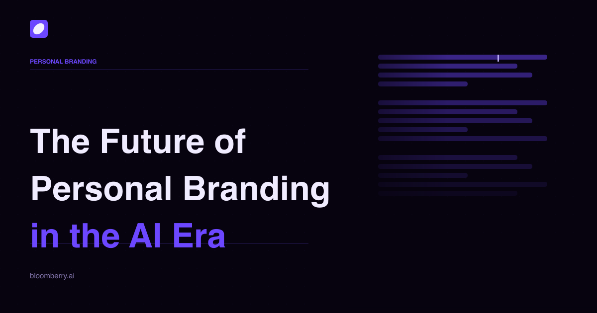 The Future of Personal Branding in the AI Era