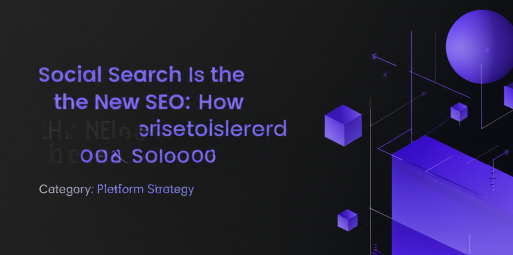 Social Search Is the New SEO: How Professionals Get Discovered in 2026